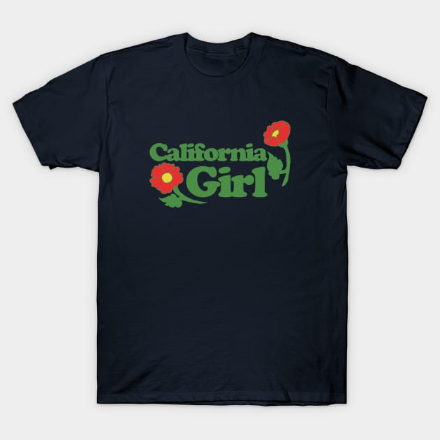 California Girl T-Shirt by bubbsnugg